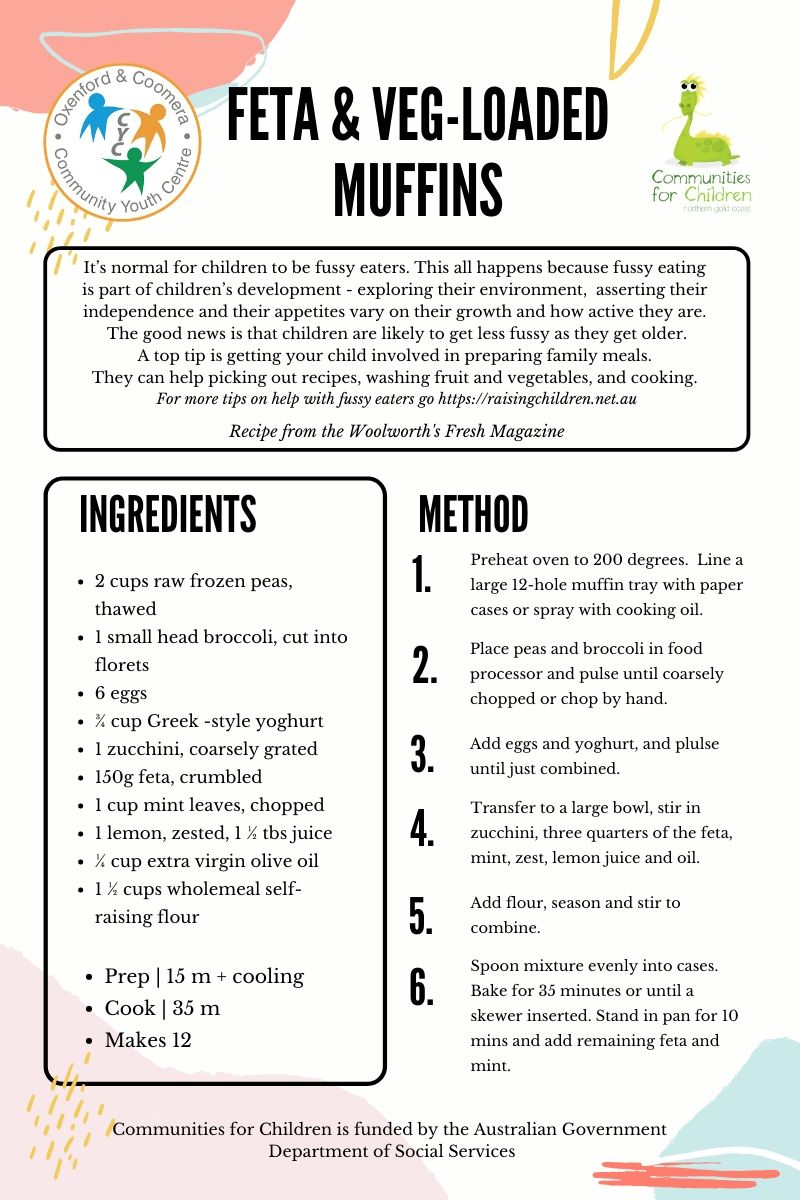 Feta and Veg loaded muffins